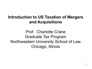 Introduction to US Taxation of Mergers and