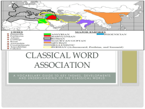 Classical Word Association - White Plains Public Schools
