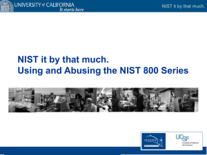 NIST it by that much: Using and Abusing the NIST 800