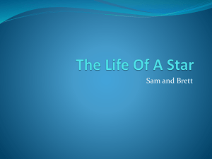 The Life Of A Star