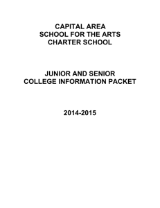 Junior and Senior Year Information