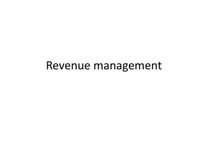 Revenue management - TUD.TTU.ee serveris olemas