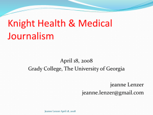 GNAT Powerpoint Presentation - Grady College of Journalism and