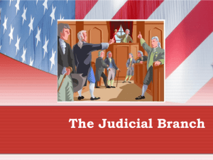 The Judicial Branch