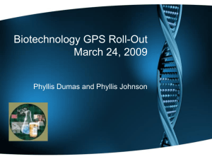 Biotechnology GPS Roll