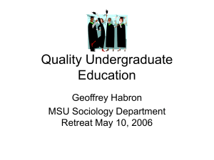 quality learning - Michigan State University