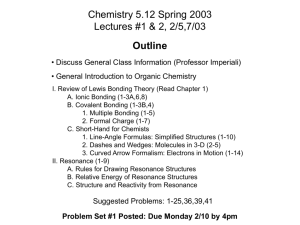 Chemistry 5.12 Spring 2003 Lectures #1 & 2, 2/5,7/03