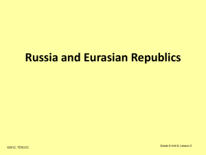 Russian and Eurasian Republics