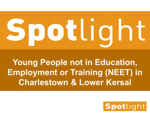 Young People not in Education, Employment or Training (NEET)