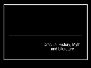 Dracula: Myth, History, and Popular Culture