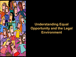 Equal Employment Opportunity Laws – Title VII Civil Rights Act 1964