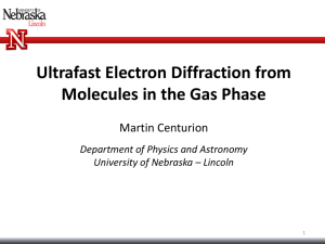 Ultrafast electron diffraction from molecules in