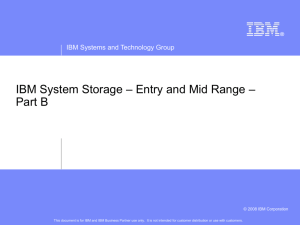 IBM TotalStorage DS Series Disk Subsystems