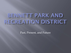 Bennett Park and Recreation / Town of Bennett Presentation