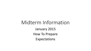 2015 Midterm Information for Academic A and Accelerated