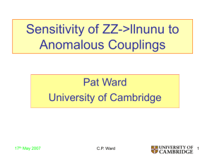 Title of talk - University of Cambridge