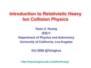 Introduction to Heavy Ion Physics