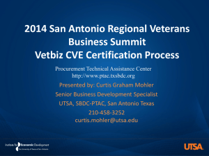 Vetbiz CVE Certification Process