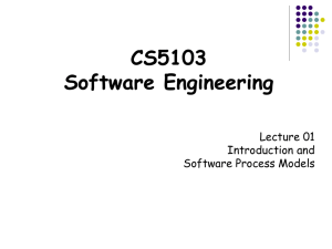 CS5103 Software Engineering - Xiaoyin Wang