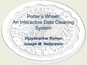 Potter's Wheel: An interactive data cleaning system