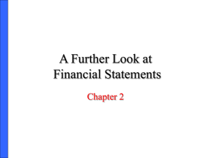 A Further Look at Financial Statements