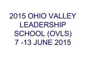 2015 OVLS Briefing - Springboro Community Schools