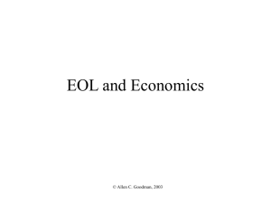 EOL and Economics