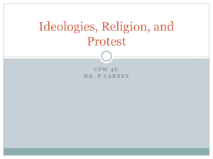 unit 1 - ideologies and religion