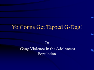 Adolescence & Gangs