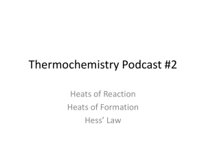 Thermochemistry Podcast #2 - Mr. Wood