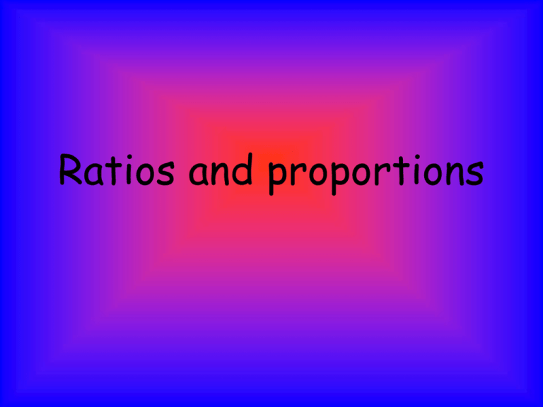 ratio