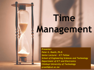 Time Management - informationanthology.net