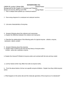 HOMEWORK12-enzymes