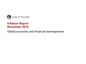 Inflation Report November 2015 Global economic