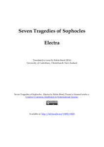 Seven Tragedies of Sophocles