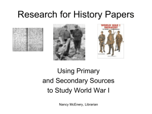 Research for History Papers