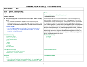 Grade Four ELA / Reading: Literature Anchor Standard 10. Read