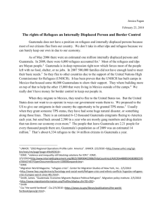 The rights of Refugees an Internally Displaced Person and Border