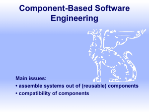 18. Component-Based Software Engineering