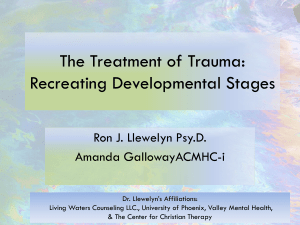 Recapitulating Erickson's Stages in the Treatment of Posttraumatic