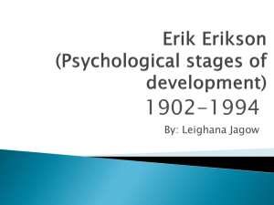 Erik Erikson - newvisionseducation2012-2013