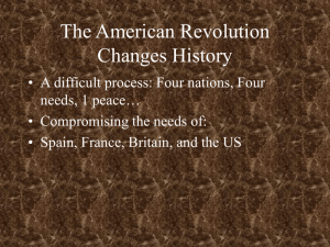 The American Revolution Changes History