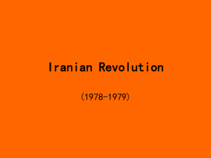 (1978-1979) Iranian Revolution
