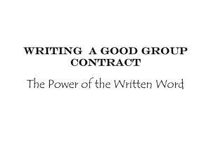 writing a good group contract