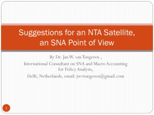 System of National Accounts and NTA