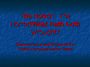 The Horror - What hath Goth wrought