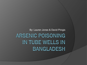 Arsenic Poisoning in bangladesh & West Bengal