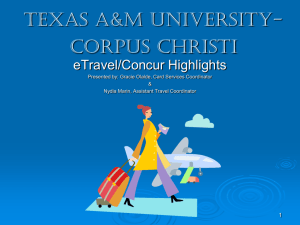Finance and Administration - Texas A&M University Corpus Christi