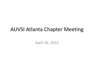 AUVSI Atlanta Chapter Meeting