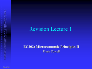 EC202 Microeconomics